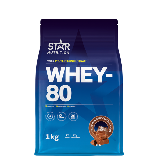 Whey-80 Vassleprotein 1 kg