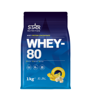 Whey-80 Vassleprotein 1 kg