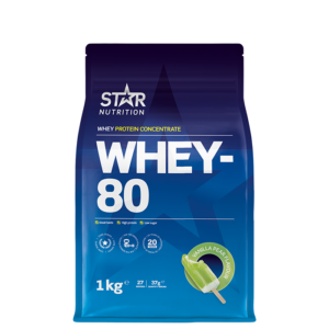 Whey-80 Vassleprotein 1 kg