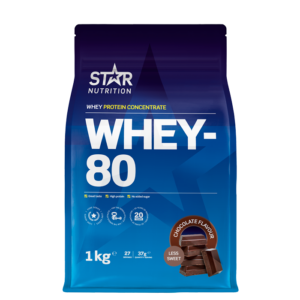 Whey-80 Vassleprotein 1 kg