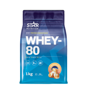 Whey-80 Vassleprotein 1 kg