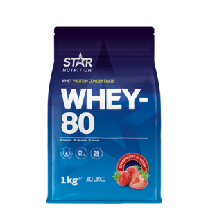 Whey-80 Vassleprotein 1 kg