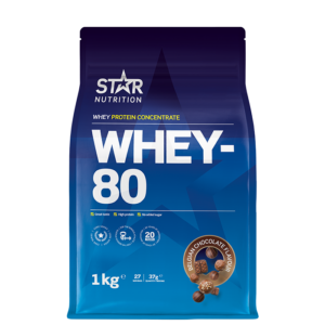 Whey-80 Vassleprotein 1 kg