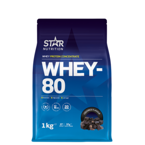 Whey-80 Vassleprotein 1 kg