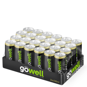 24 x GoWell Funktionsdryck Flak 33 cl