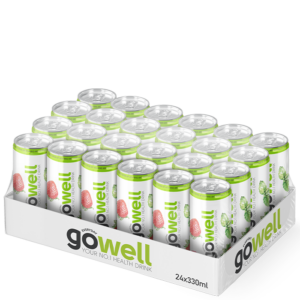 24 x GoWell Funktionsdryck Flak 33 cl