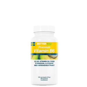 Premium Vitamin B6 100 kapslar