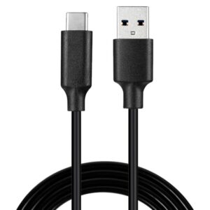 NRDIC 1m USB C 2.0 till USB A kabel 480Mbps svart