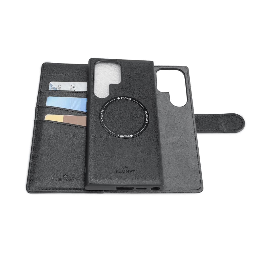 Phonet Magnet Fodral med Skal fr Samsung S22 Ultra