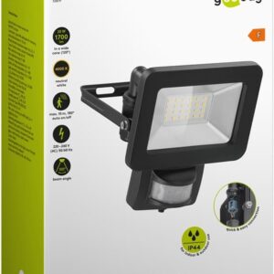 LED-strålkastare för utomhusbruk, 20 W, med rörelsedetektor