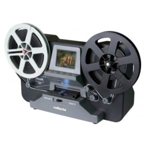 Reflecta Film Scanner Super 8 – Normal 8, Film-/diabildsscanner, Svart, LCD, 6,1 cm (2.4"), CMOS, 1/3"