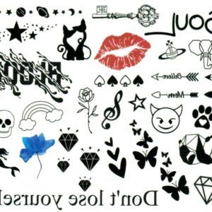 Pirat 32 st barntatueringar tatuering ddskalle keep passion