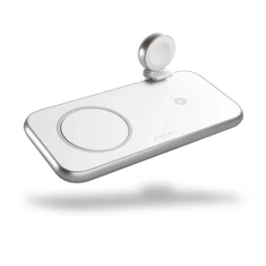 ZENS 4in1 Qi-Laddare för Magsafe+USB-A+Apple Watch MFI