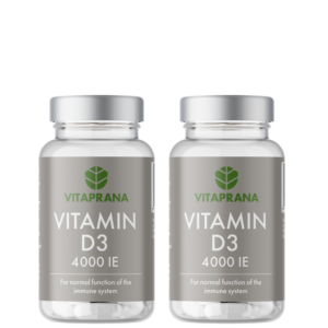 2 x D-vitamin 4000 IE, 110 caps