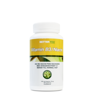 Vitamin B3 Niacin 100 kapslar
