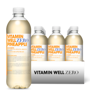 12 x Vitamin Well Zero Vitamindryck 500 ml