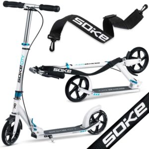 Vit SOKE CITY sparkcykel