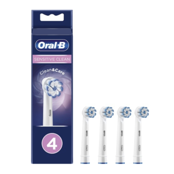 Oral-B Refiller Sensitive Clean & Care 4-pack