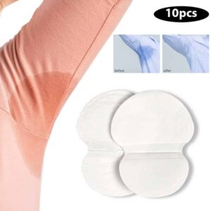 10-pack Sjlvhftande Svettskydd fr Klder