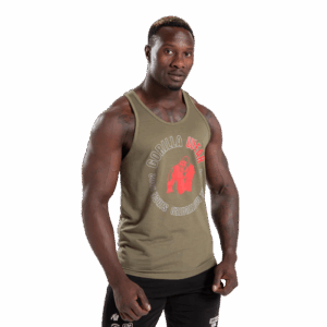 Lafayette Racerback Tank Top, Army Green