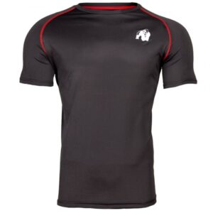 Performance Tee, Black/Red