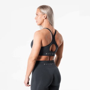 Prime Scrunch Sport-bh Mörkgrå