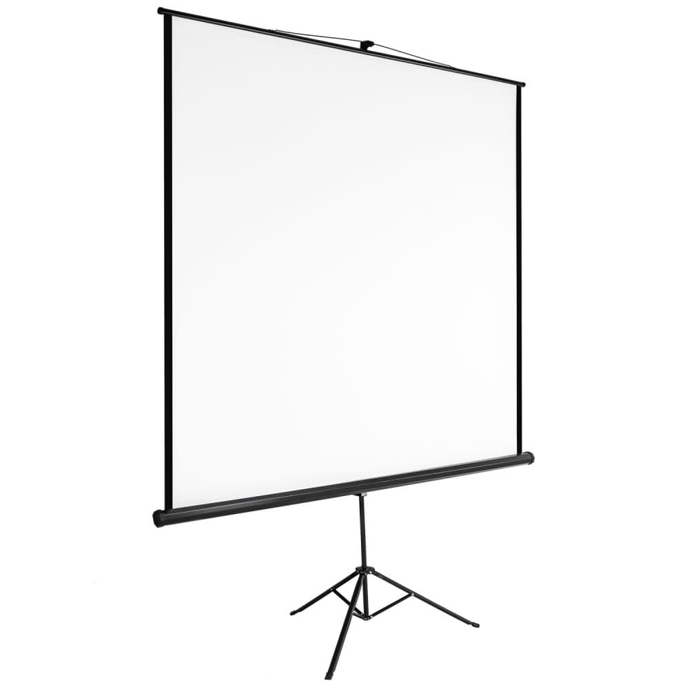 Projektorduk med stativ - 152 x 152 cm