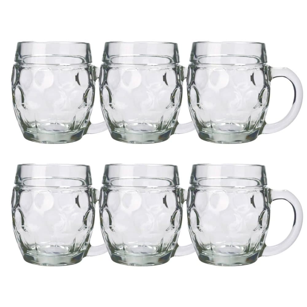 Ölglas, Ölsejdel, Ölkrus, Ölmugg - set med 6 ölglas Tübinger 0,3 liter
