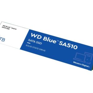 WD Blue SA510 WDS100T3B0B - SSD - 1 TB - inbyggd - M.2 2280 - SATA 6Gb/s - blå