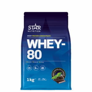 Whey-80 Vassleprotein 1 kg