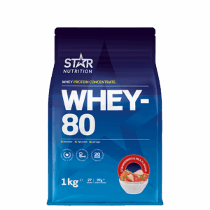 Whey-80 Vassleprotein 1 kg