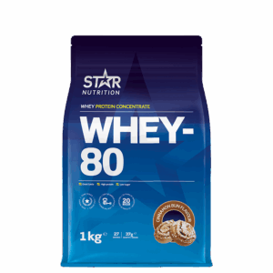 Whey-80 Vassleprotein 1 kg