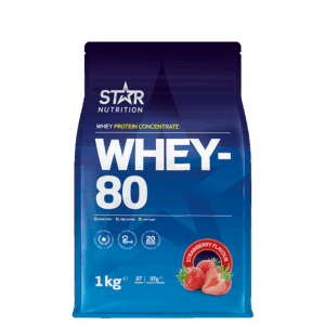 Whey-80 Vassleprotein 1 kg
