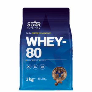 Whey-80 Vassleprotein 1 kg