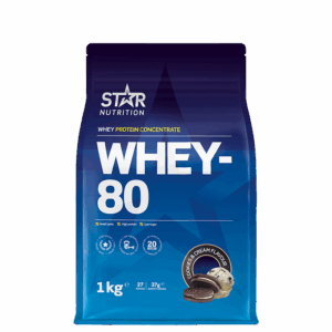 Whey-80 Vassleprotein 1 kg