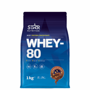 Whey-80 Vassleprotein 1 kg