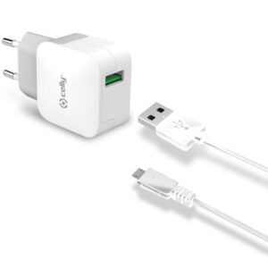USB-laddare Micro-USB 2,4 A Snabb
