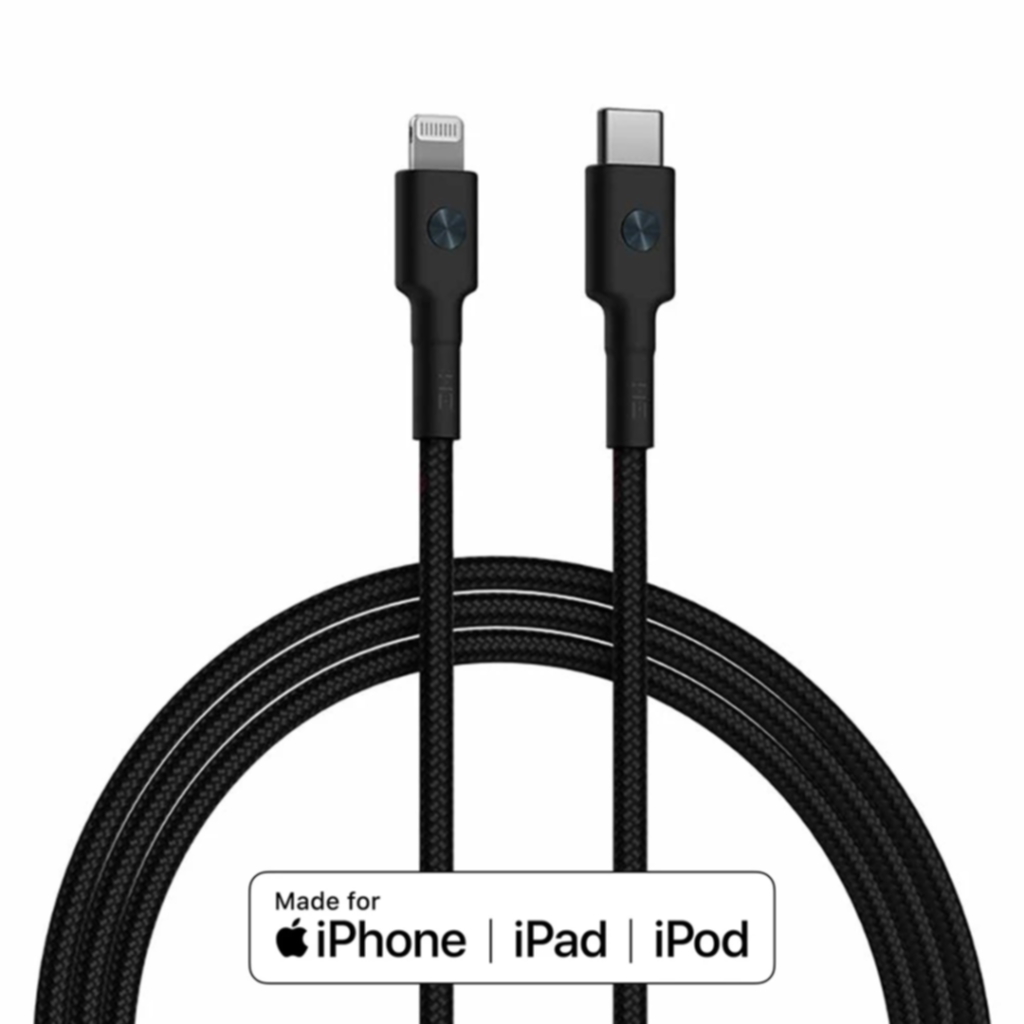 ZMI Premium USB-kabel, USB-C till Lightning 1 m Fltad