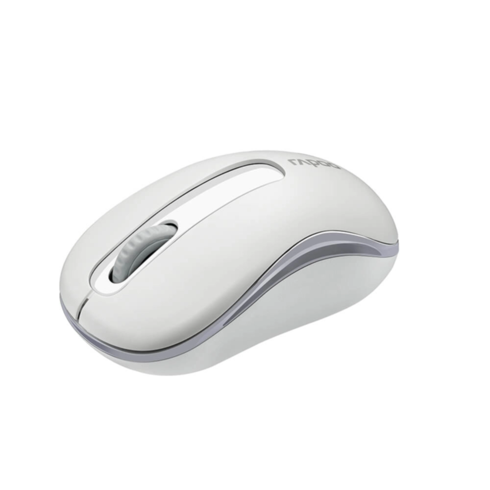 RAPOO Mus M10+ 2.4 GHz Trdls Optisk Vit