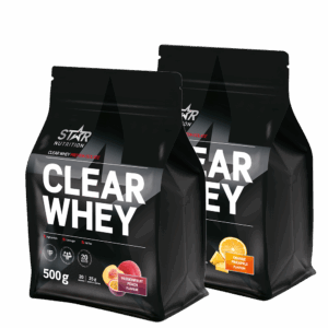 2 x clear Whey Vassleprotein 500 g