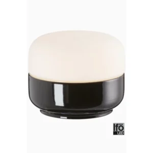 Ohm Svart Vgglampa LED 10W 3000K 1000 lumen