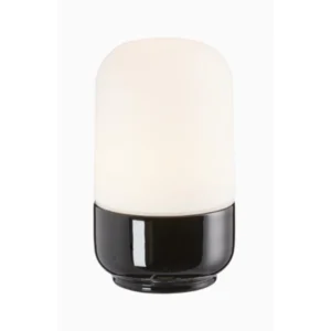 Ohm Svart Taklampa Opal E27 Max 40W