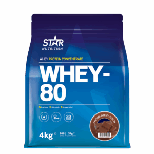 Whey-80 Vassleprotein 4 kg