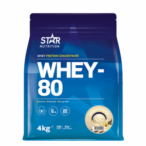 Whey-80 Vassleprotein 4 kg