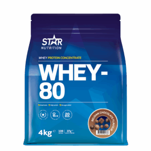 Whey-80 Vassleprotein 4 kg