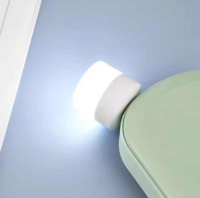 2 st 5V 1W Mini USB Night Light USB Plug Small Reading Lamp Book Lamps LED Eye Protection Reading white Light