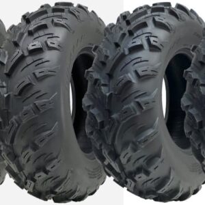 25x10.00-12 & 25x8.00-12 ATV-dck 4ply P3080 OBOR Pinacle Road Legal (uppsttning om 4)