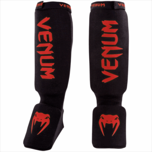 Venum Kontact Shinguards Black/Red