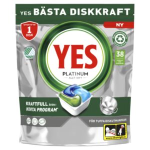 Yes Platinum All in One Maskindisktabletter 38 st