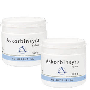 2 x Askorbinsyrapulver, 500 g